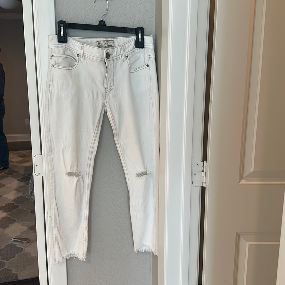 Free People Jeans - White / Size 27